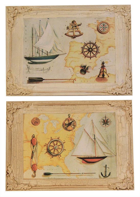 Canvastavlor med båtmotiv 25 x 35, 18 pack