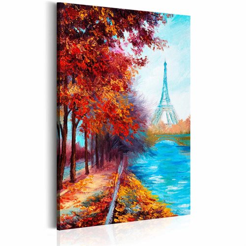 Bild av Tavla - Autumnal Paris (80 x 120 cm)