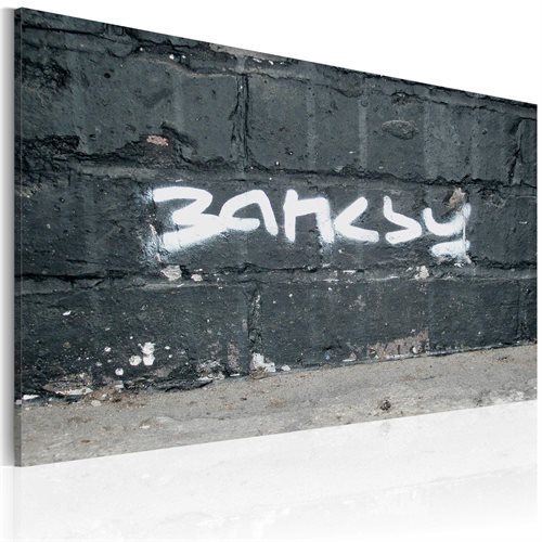 Bild av Tavla - Banksy: signature (60 x 40 cm)