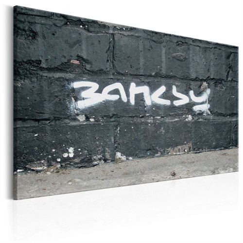 Bild av Tavla - Banksy Signature (90 x 60 cm)