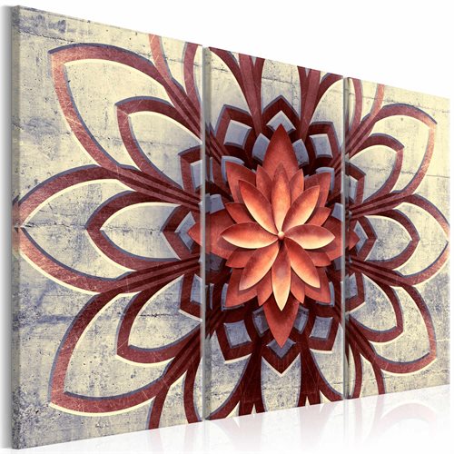 Bild av Tavla - Fan (3 Parts) (90 x 60 cm)