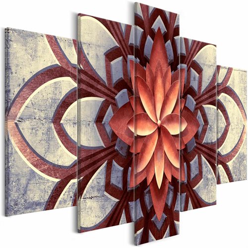 Bild av Tavla - Fan (5 Parts) Wide (100 x 50 cm)