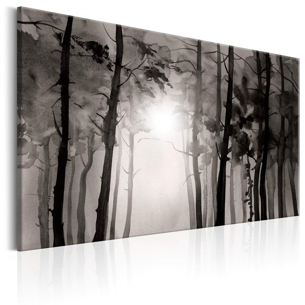 Tavla - Foggy Forest (90 x 60 cm)