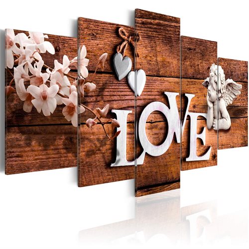 Bild av Tavla - House of Love (100 x 50 cm)