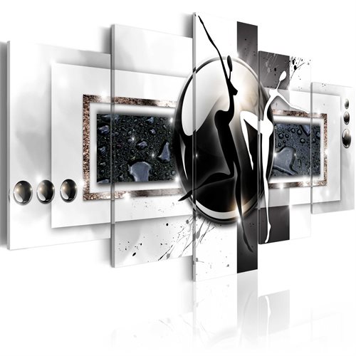 Bild av Tavla - Dance of opposites (200 x 100 cm)