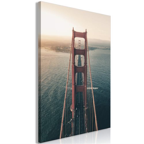 Bild av Tavla - Golden Gate Bridge (1 Part) Vertical (80 x 120 cm)