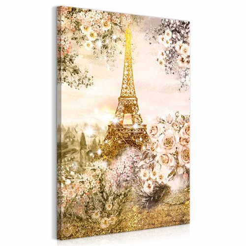 Bild av Tavla - Summer in Paris (1 Part) Vertical (80 x 120 cm)