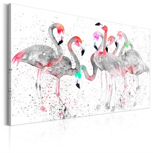 Bild av Tavla - Flamingoes Dance (120 x 80 cm)