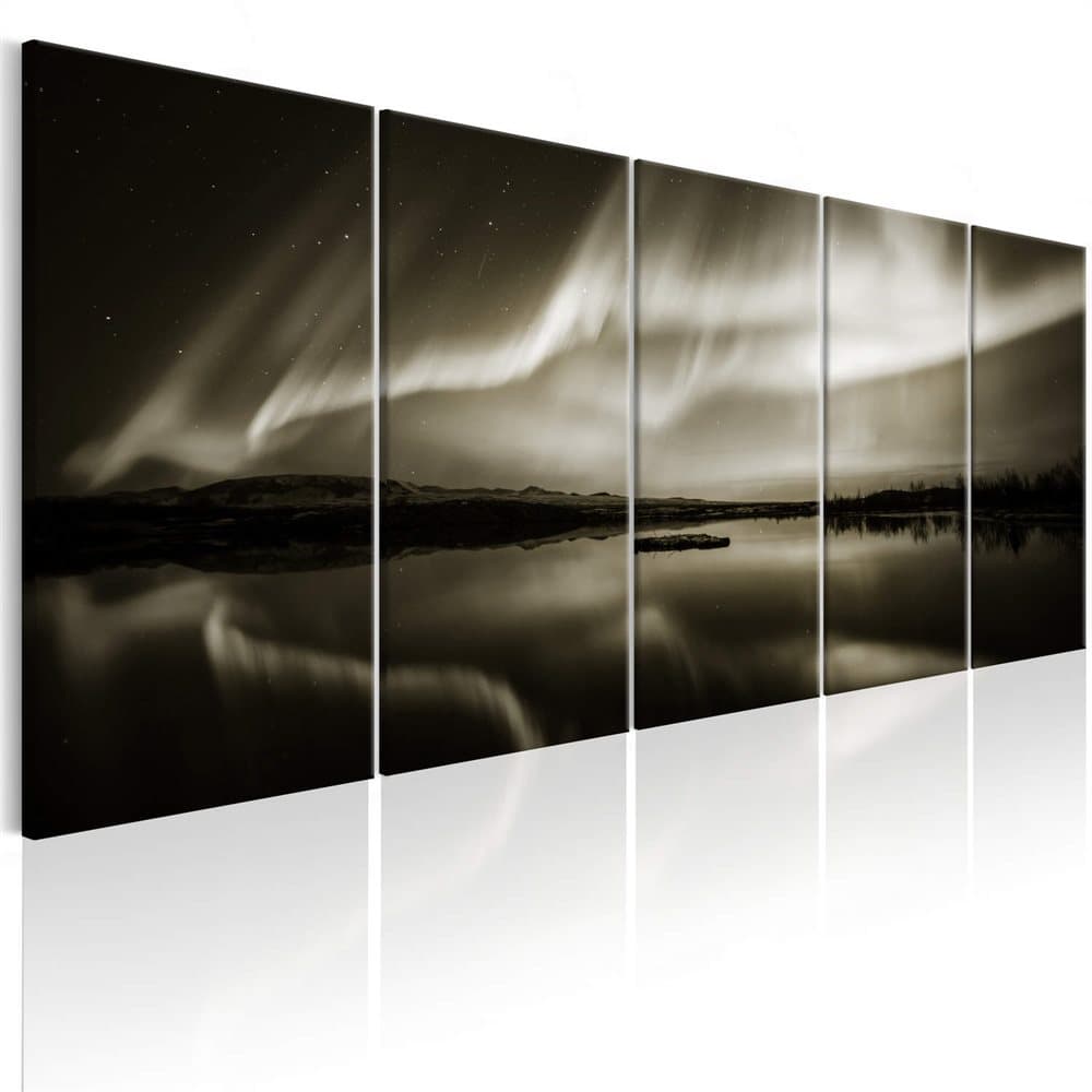 Tavla - Lake in Sepia I (200 x 80 cm)