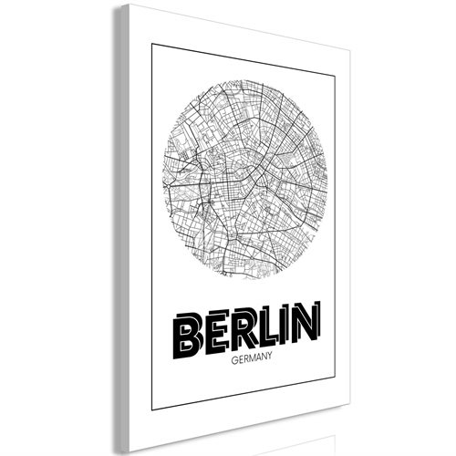 Bild av Tavla - Retro Berlin (1 Part) Vertical (60 x 90 cm)