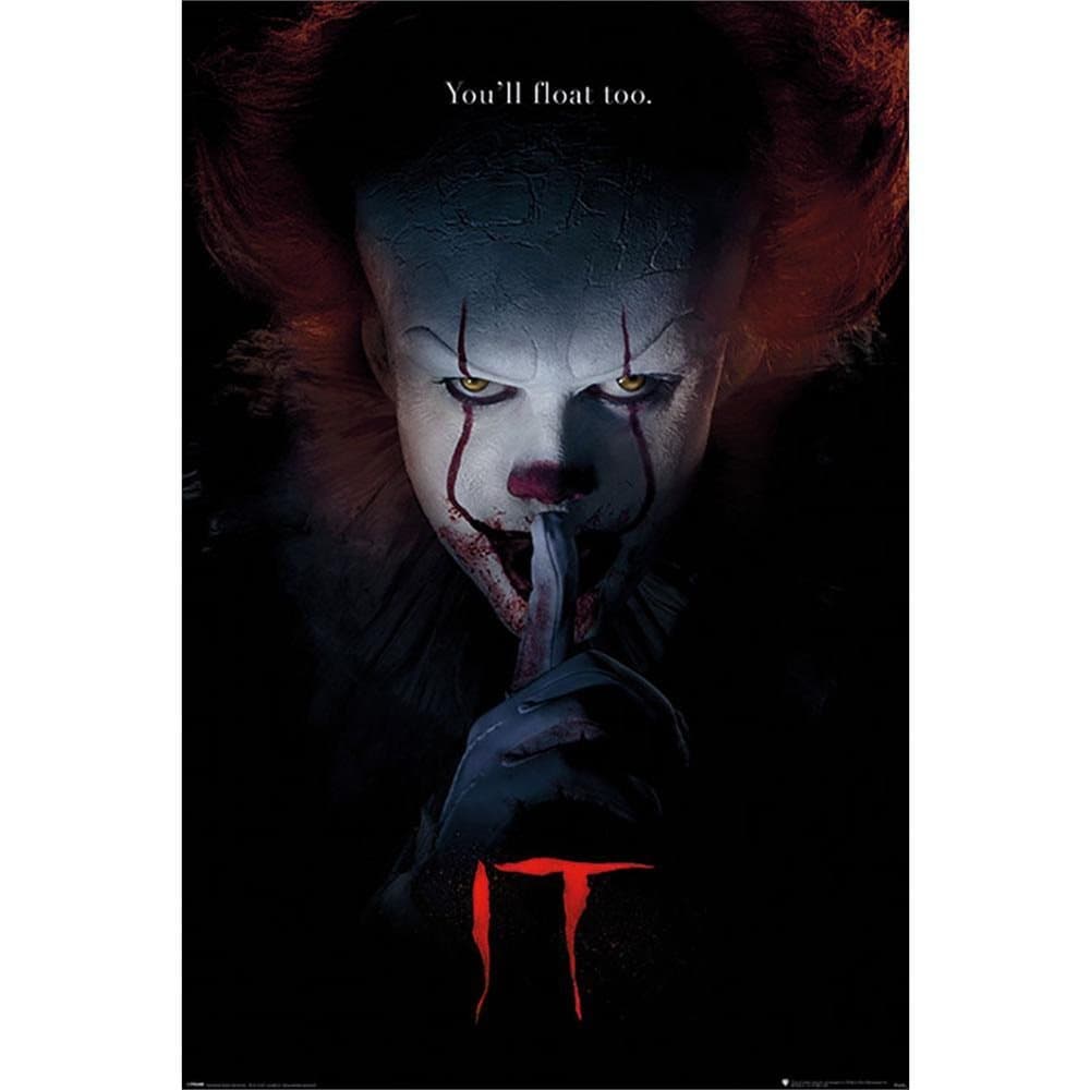 IT Pennywise Hush Poster