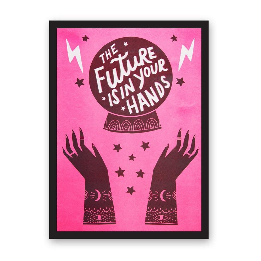 Ohh Deer The Future Is In Your Hands A3 Riso Print