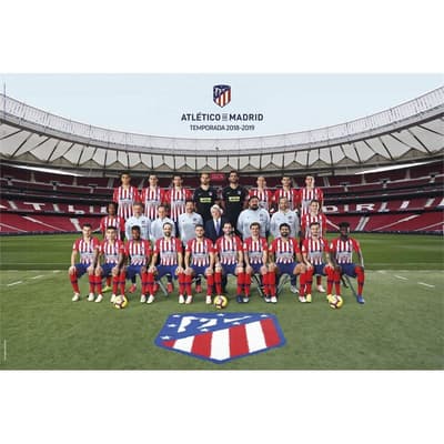 Atletico Madrid FC Squad Poster