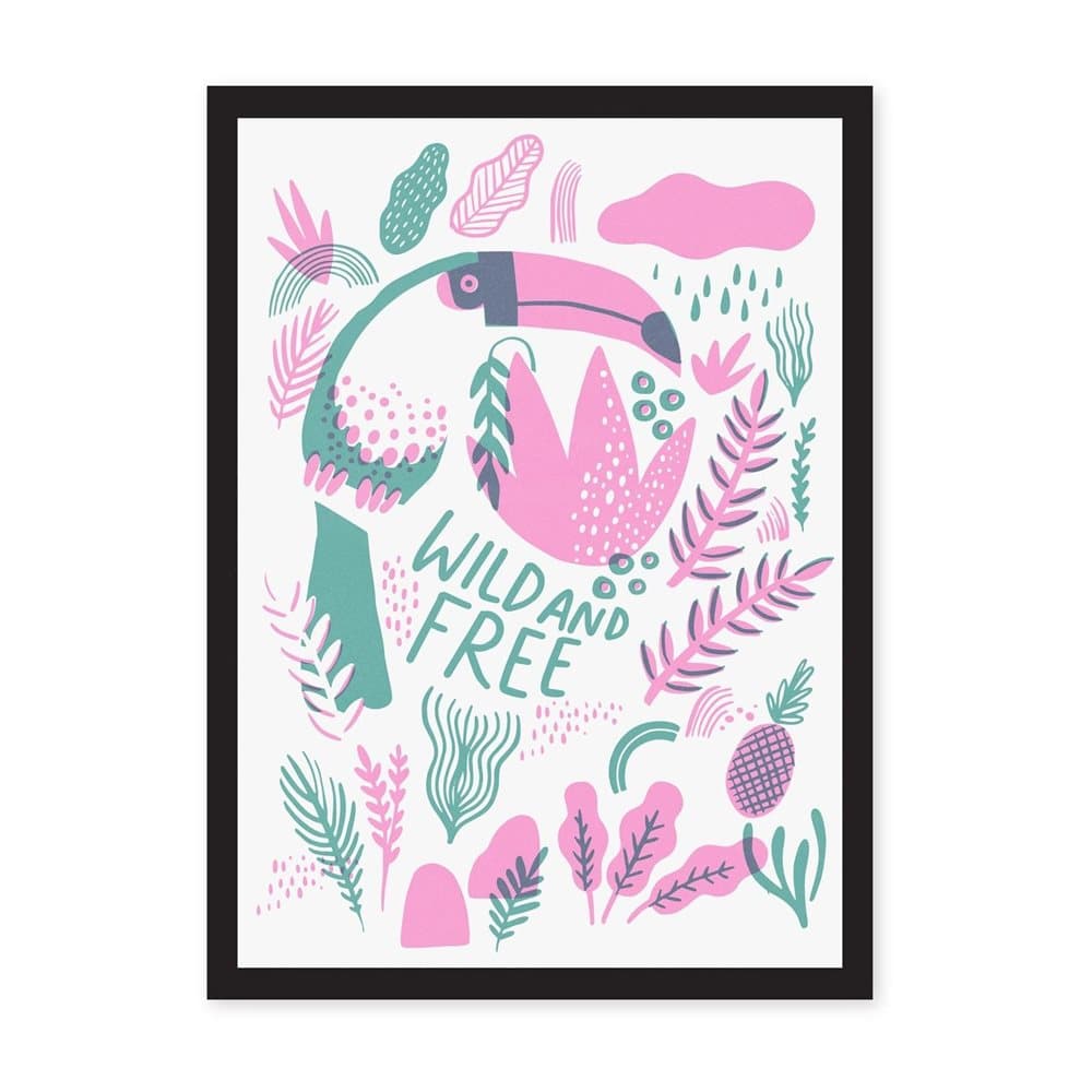 Ohh Deer Wild And Free A3 Riso Print