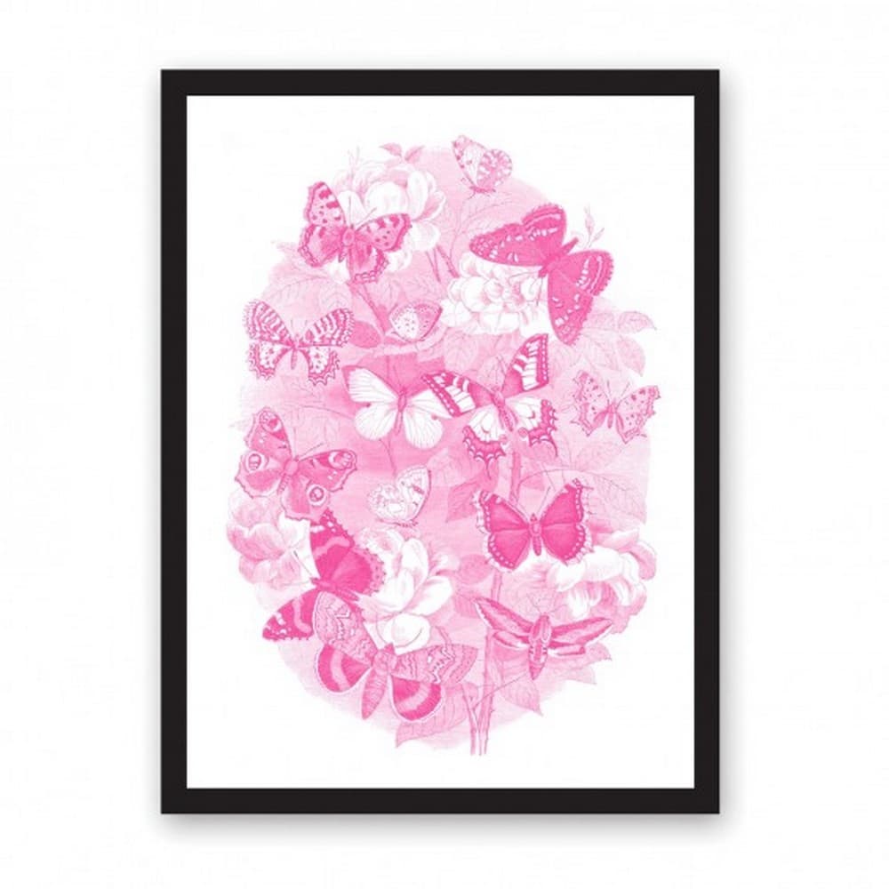 Ohh Deer Butterflies A3 Riso Print