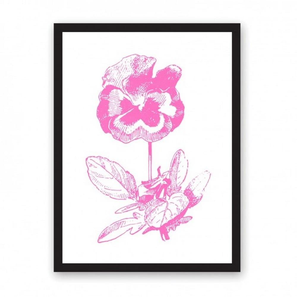 Ohh Deer Pansy A3 Riso Print