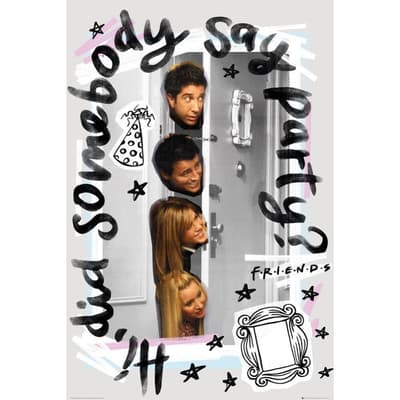 Friends Party Poster
