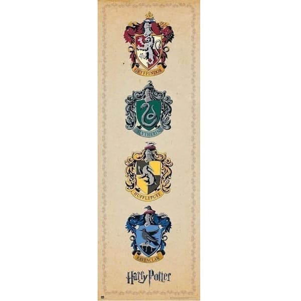 Harry Potter Officielle huse dørplakat Multicolour One Size