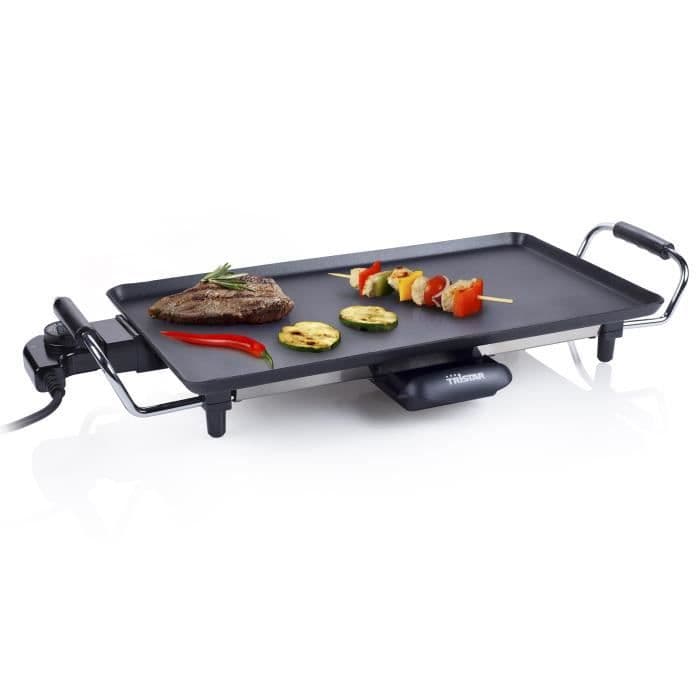 TRISTAR BP-2965 Elektrisk bageplade - 2000W - 26x46 cm