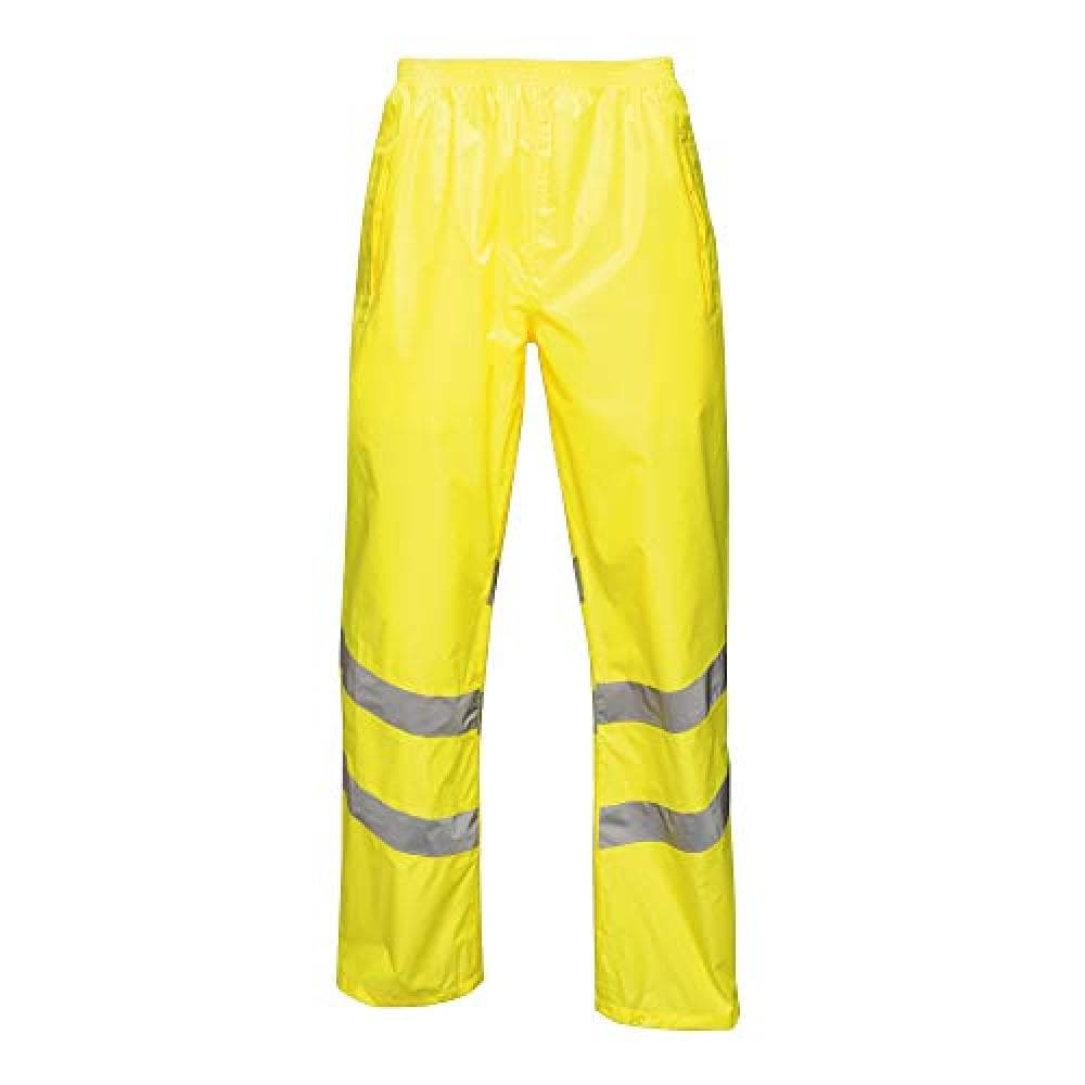 Regatta Unisex Hi Vis Pro Reflekterande Packaway-arbete över byxor