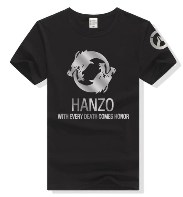 Overwatch T-Shirt HanZo - sort