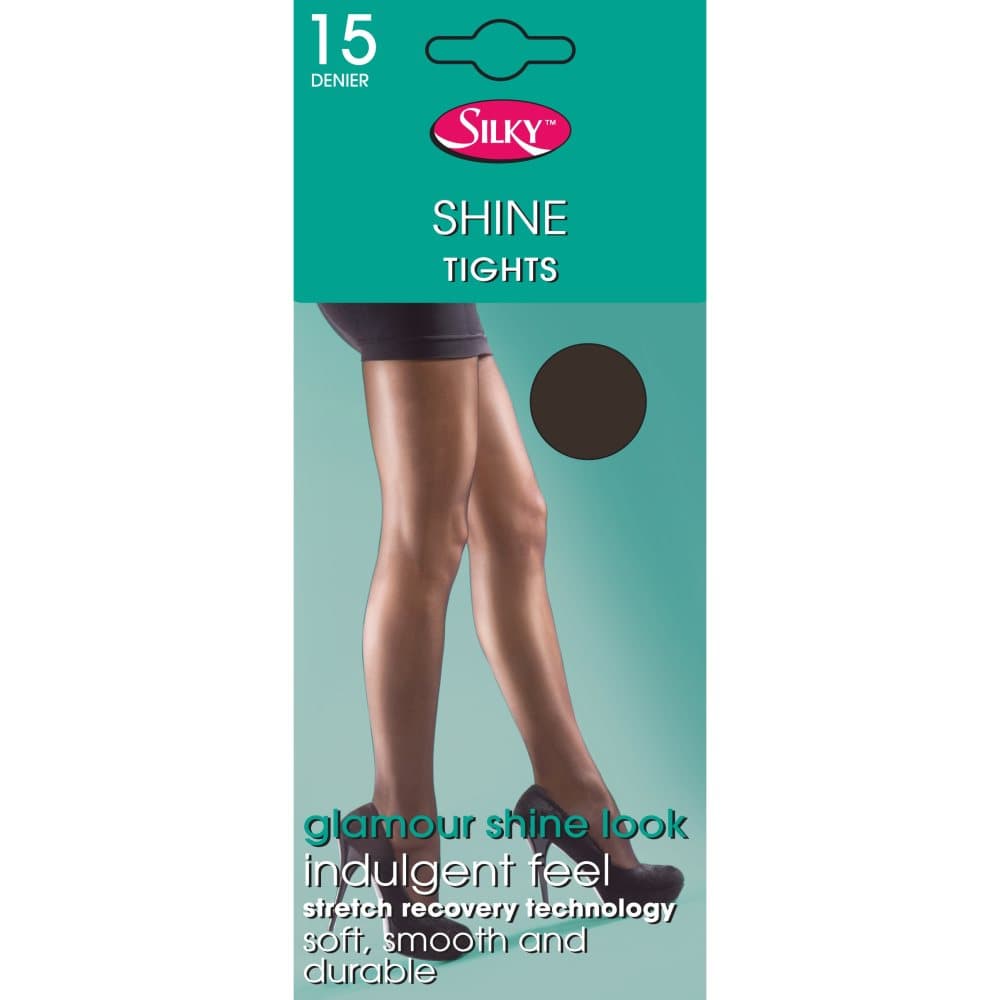 Silky Dam / Shine Tights för damer (1 par)
