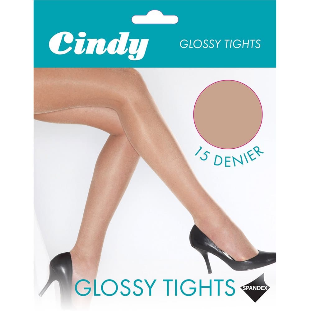 Cindy Kvinnor / damer 15 Denier Glossy Tights (1 par)