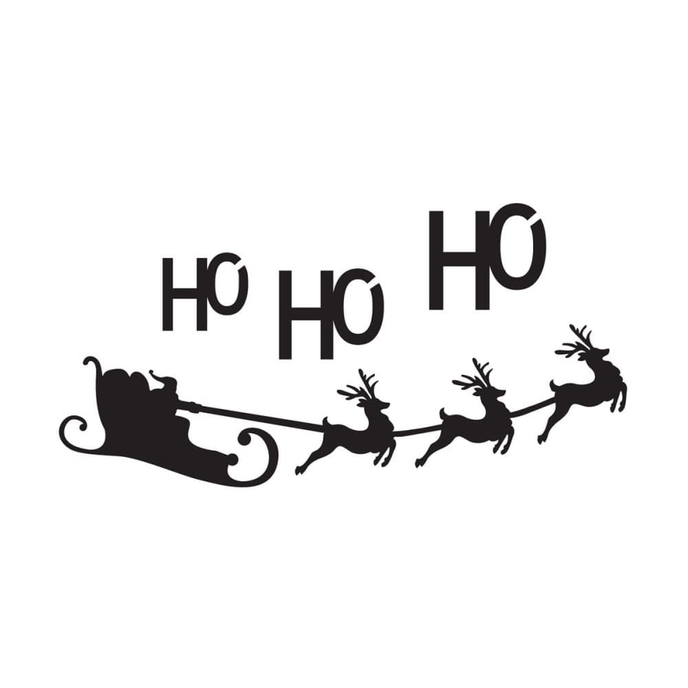 Glamourati Christmas Horse Stencil Design