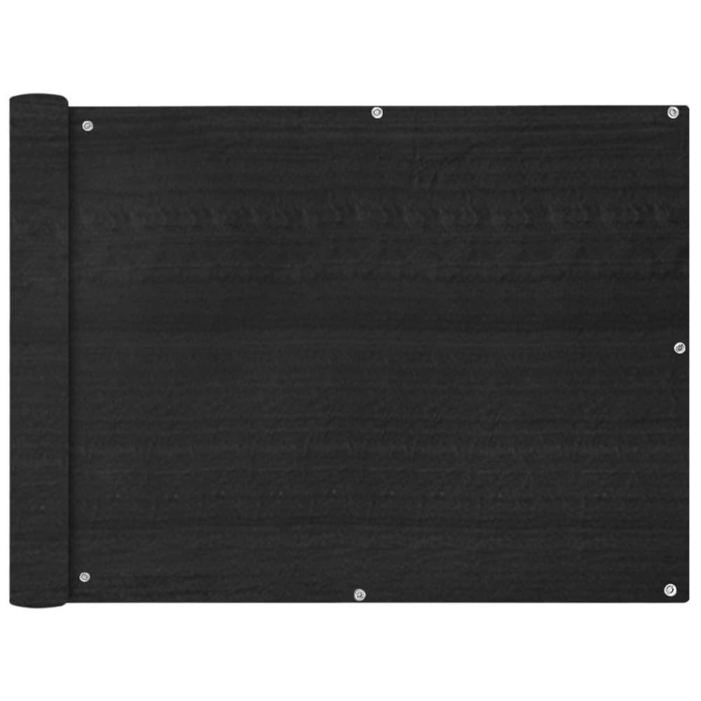 vidaXL Balkongskärm HDPE 90 x 400 cm antracit
