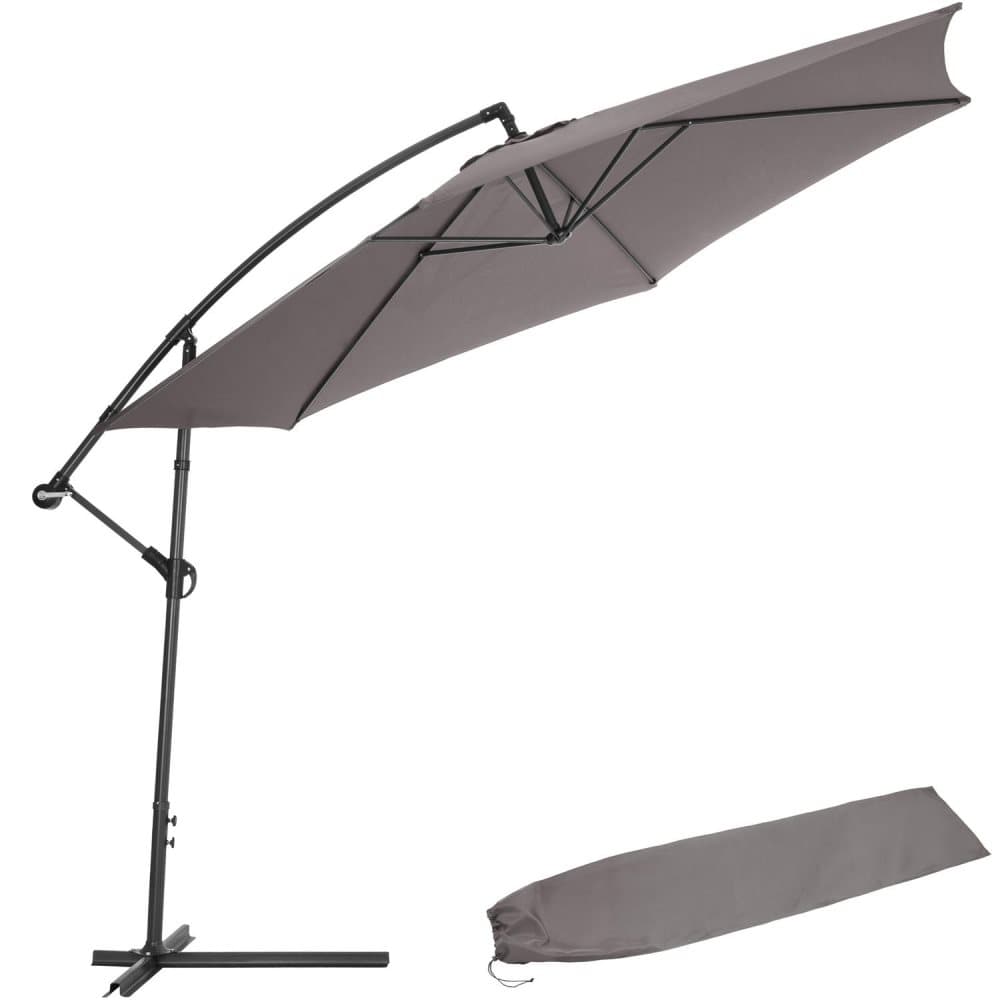 Parasoll 350 cm - grå
