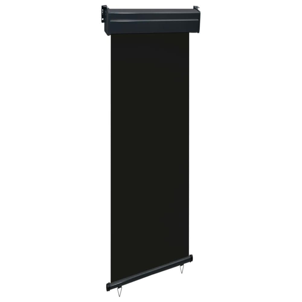vidaXL Parvekkeen sivumarkiisi 60x250 cm musta