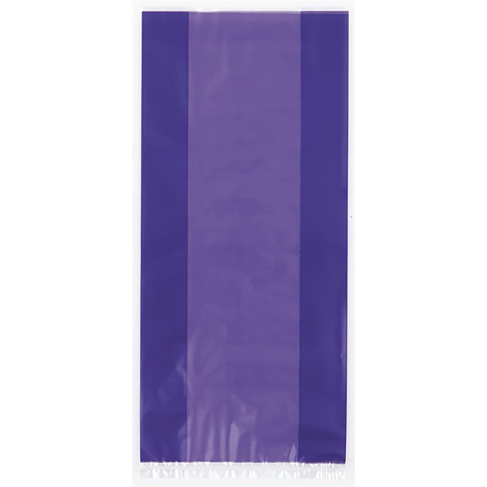 Unique Party Cello Treat Bags With Ties (Pack Of 30)