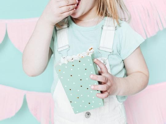 Popcornboxar Mintgröna 6-Pack Snacksboxar - Lalala Llama