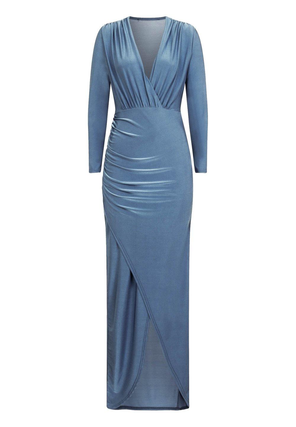 Girls On Film Womens/Ladies Monroe Ruched Maxi Dress