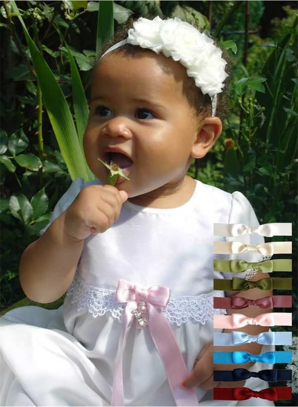Dåbskjole Grace of Sweden, Grace-Princess med kort ærme