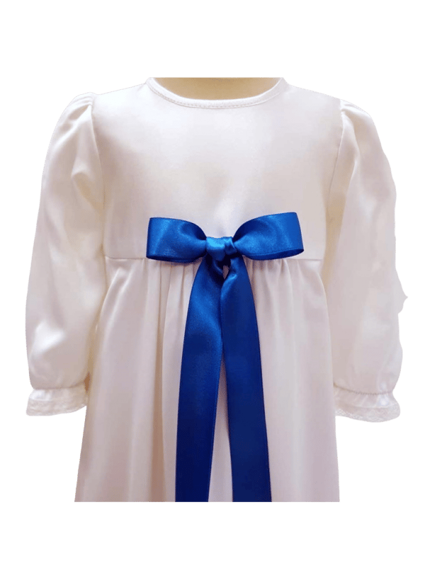 Unisex Baptism gown with 10 choices of bow, Grace of Sweden, Pr.la