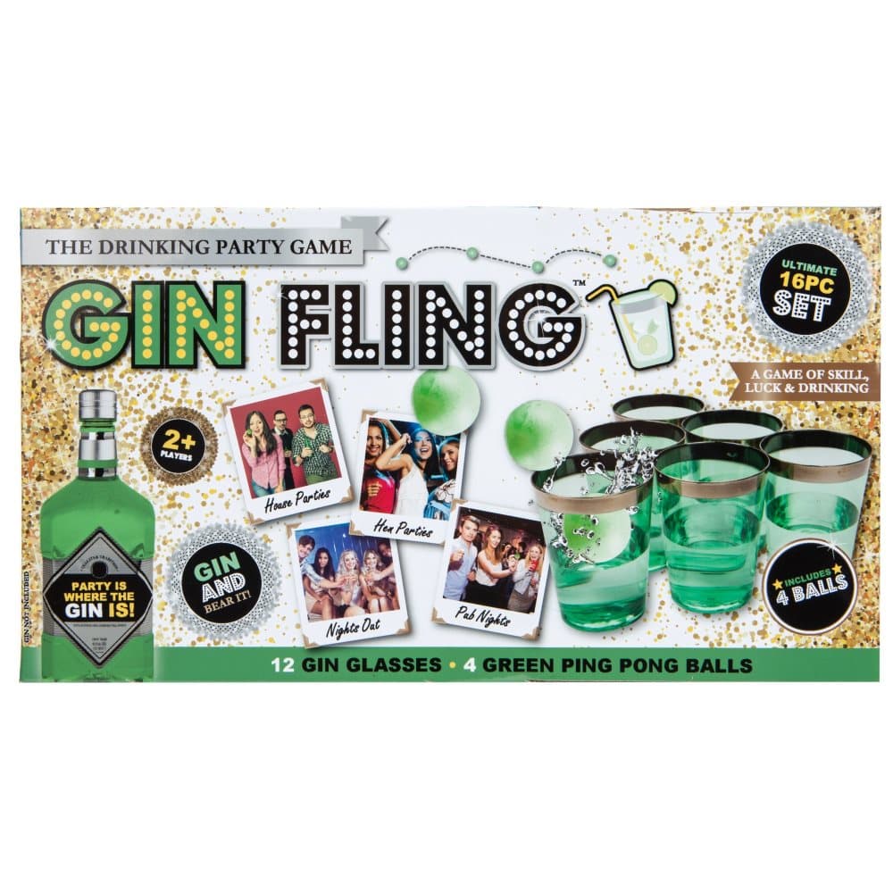 Christmas Shop Gin Fling Drinking Game