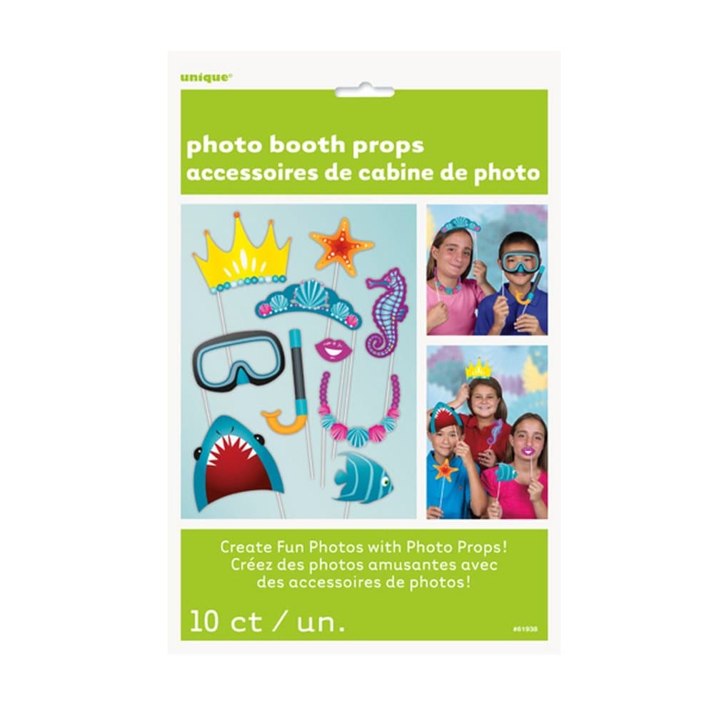 Unique Party Under The Sea Photo Booth Props (Pack Of 10)