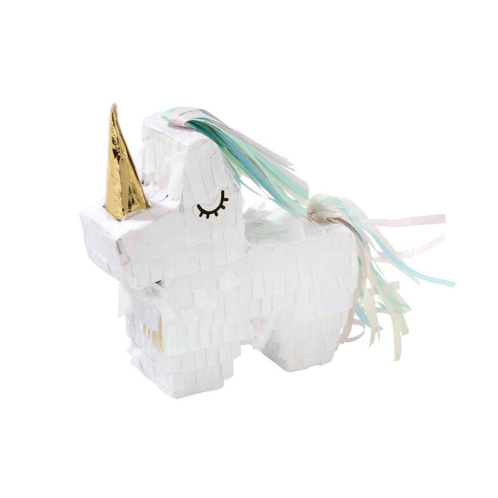 Piñata Mini Enhörning Vit - Unicorn Party