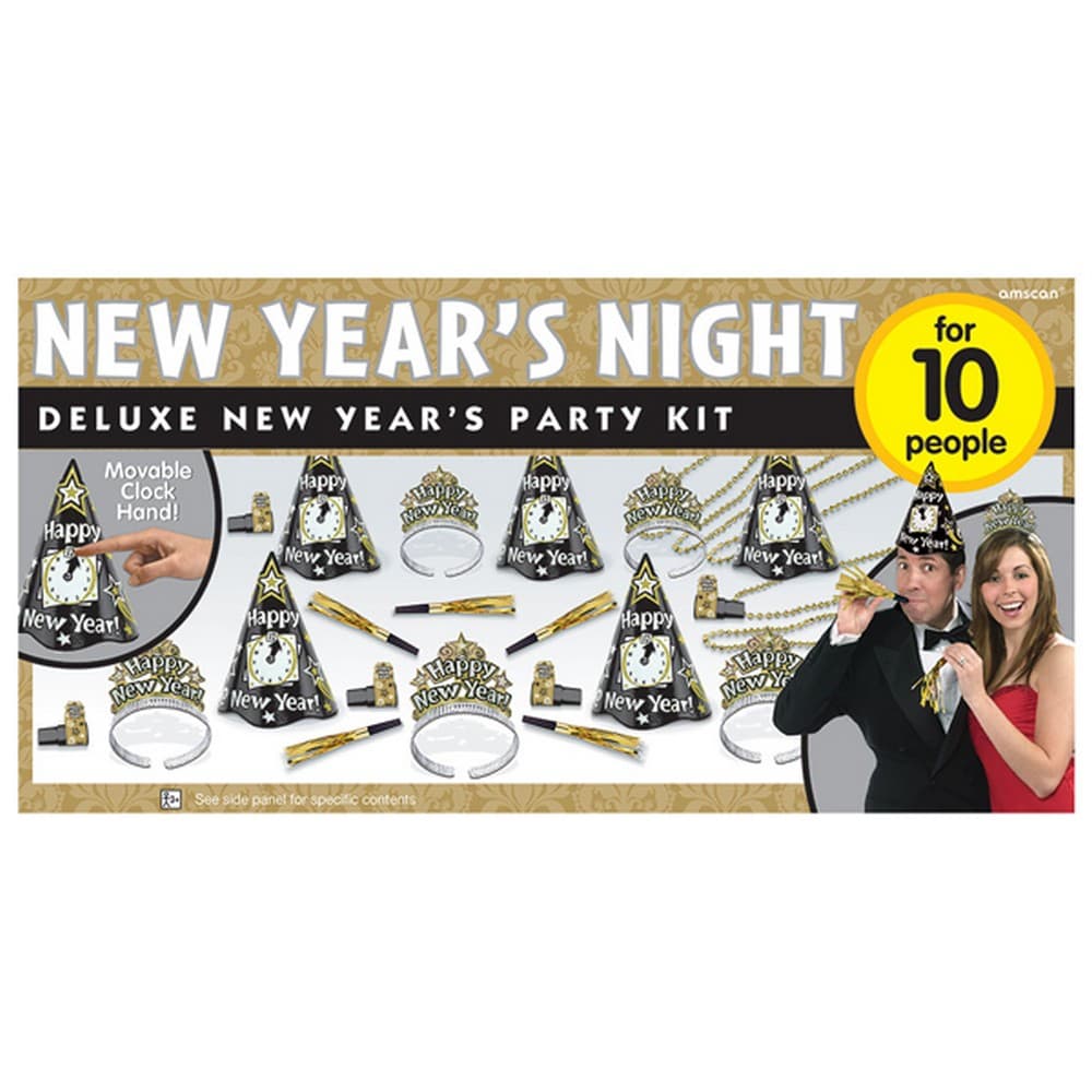 Amscan New Years Night Deluxe Party Kit