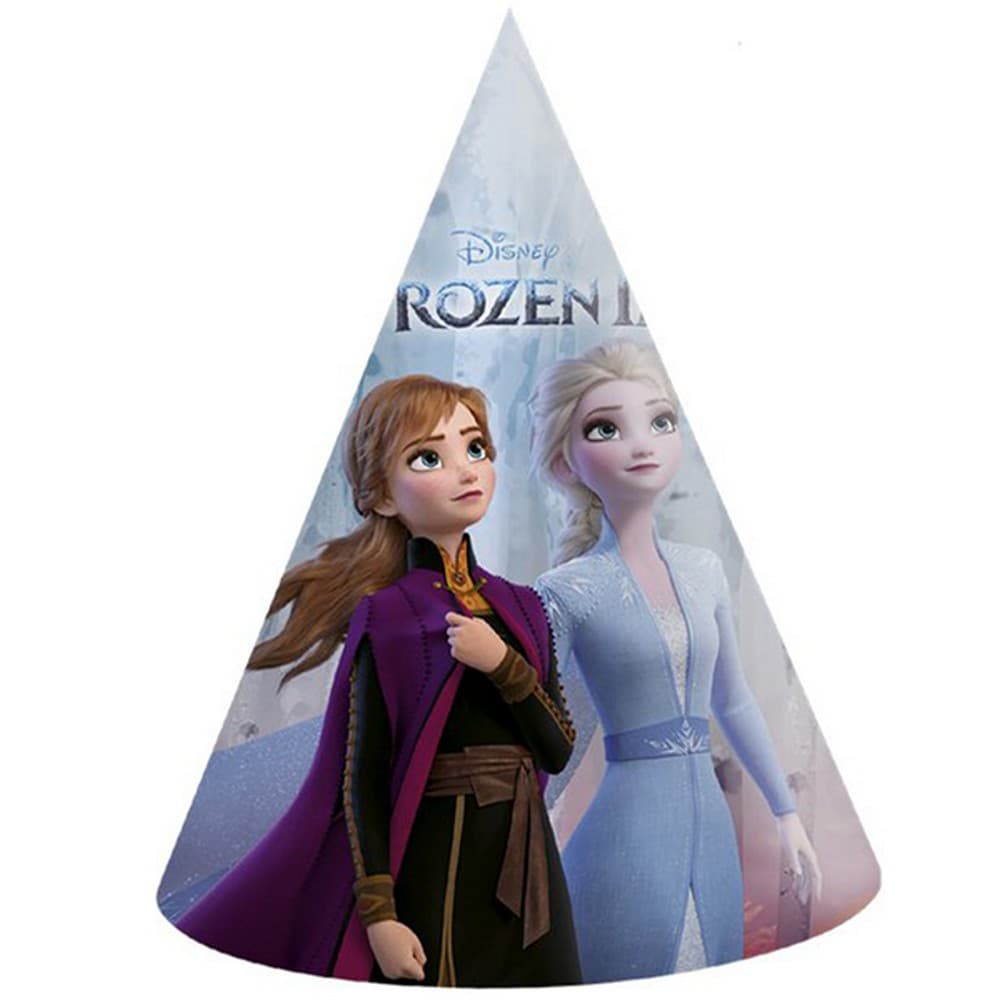 Frozen 2 Disposable Party Hats (Pack of 6)