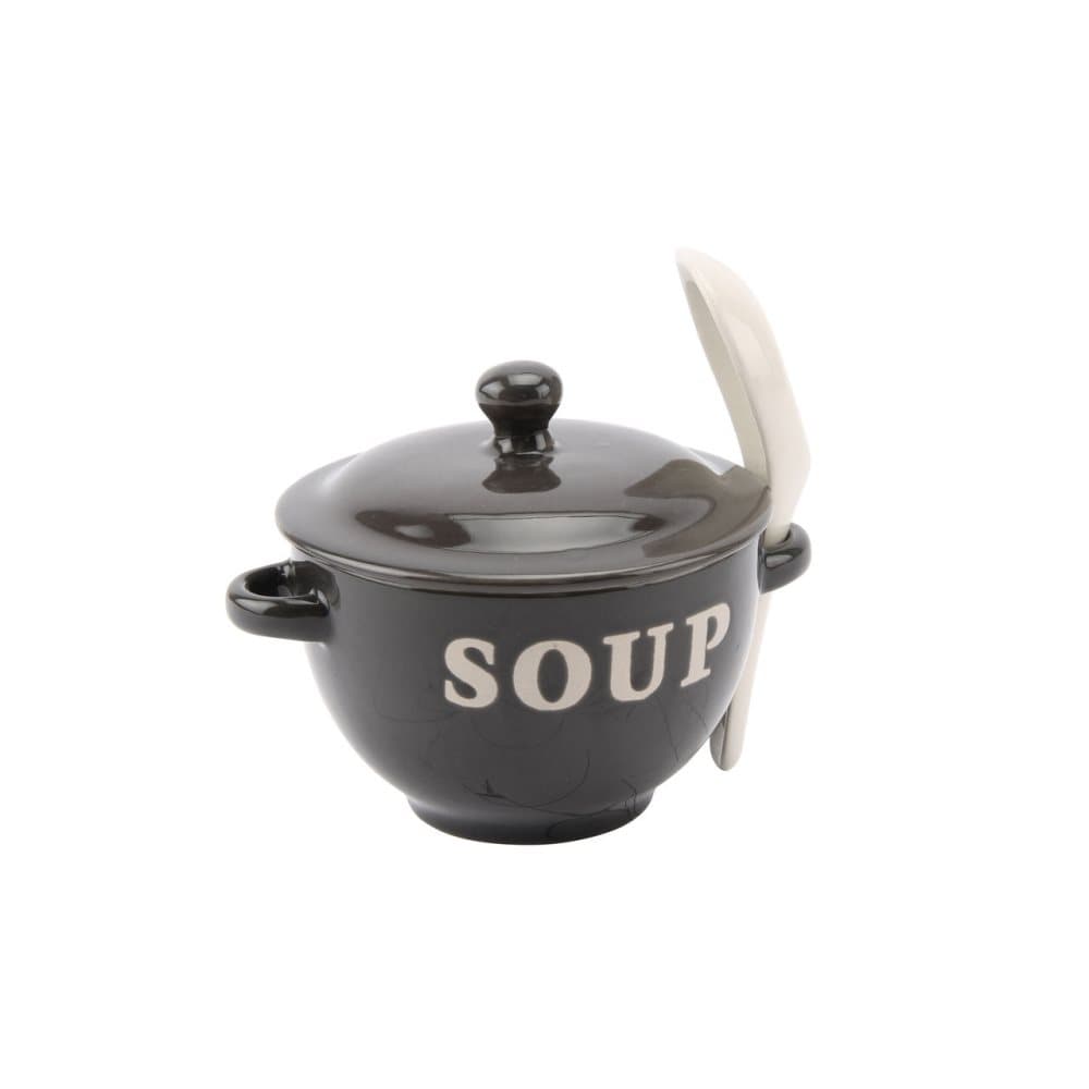 CGB Giftware Soup Bowl with Spoon