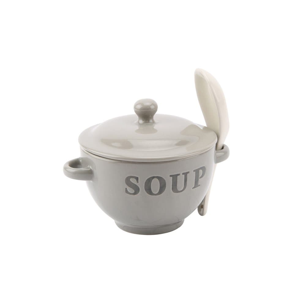 CGB Giftware Soup Bowl With Spoon