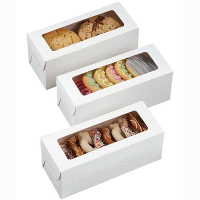 Wilton Rectangle Box White set/3