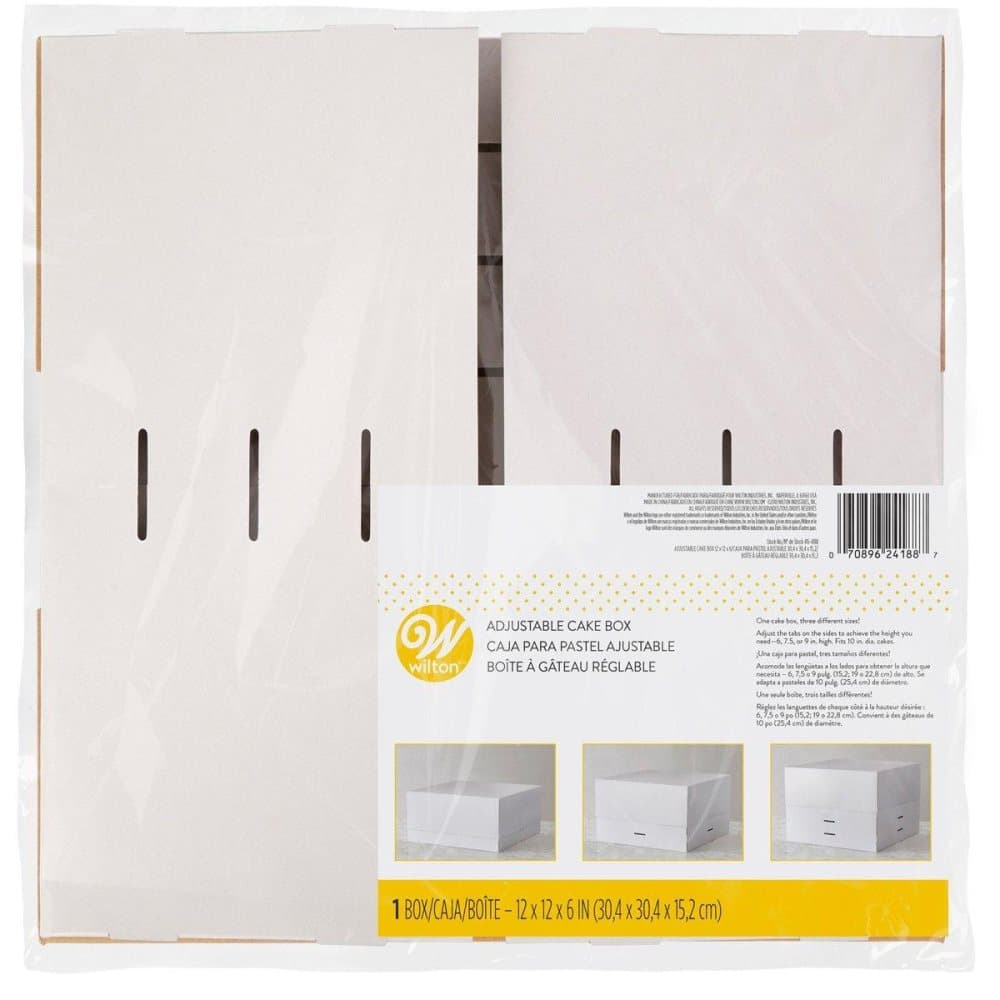 Wilton Adjustable Cake Box -30x30x15cm