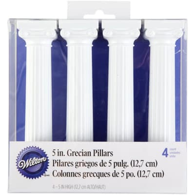 Wilton Grecian Pillars 12,5 cm pk/4