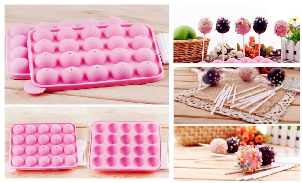 Cake Pops Silikonform Form Klubbor Pinnar Form Bakform -BakeCake