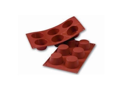 Bageform 1/3 GN Ø6.9x3.5 cm 6 Muffins,1 stk