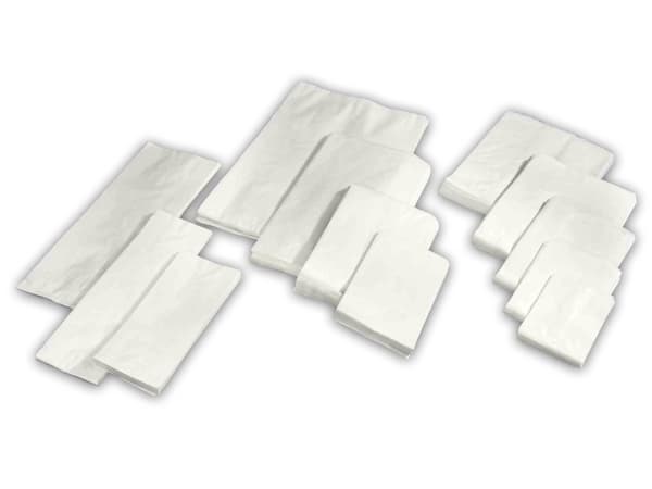 Bagerpose 1/4 kg hvid 140x175mm 1000stk/pak - (1000 stk.)