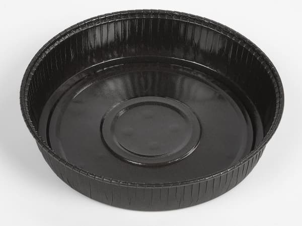 Kageform rund sort Ø170x35mm 720stk/pak Ecos - (720 stk.)